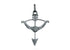 Pave Diamond Bow and Arrow Pendant, (DPL-2463)